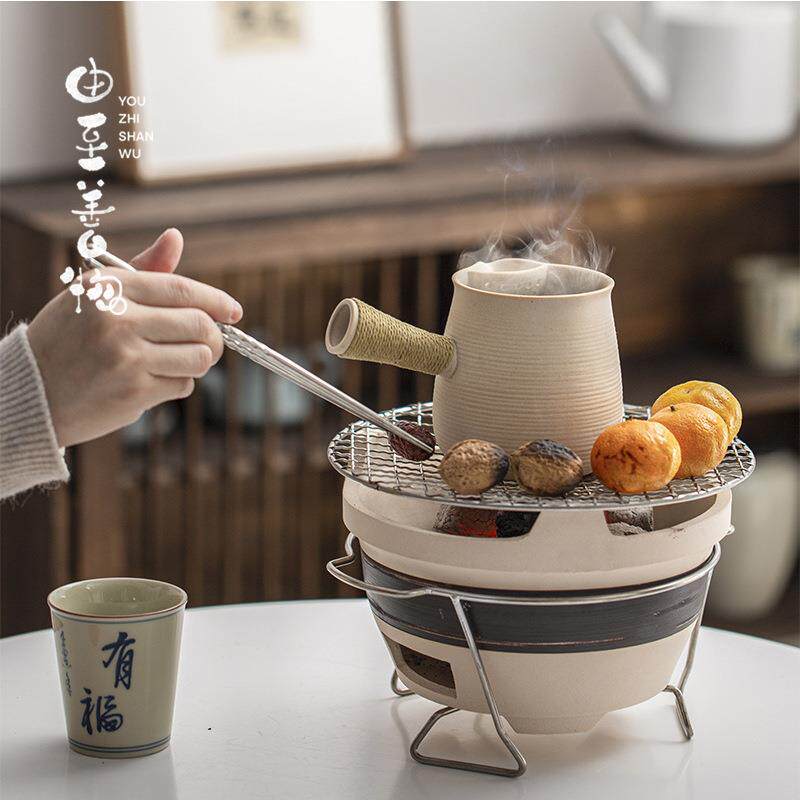 围炉煮茶烧烤炉木炭炉打边碳炉泥煮茶炉