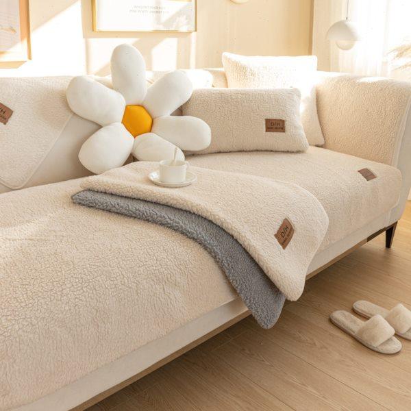 冬季毛绒沙发垫皮防滑高档沙发套罩北欧坐垫子盖布靠背巾四季通用,居家布艺,沙发垫,淘宝优惠券,粉丝福利购,淘宝优惠卷