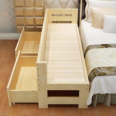 儿童拼接床实木婴儿床男孩女孩公主床宝宝小床带抽屉加宽大床定制,住宅家具,实木床,淘宝优惠券,粉丝福利购,淘宝优惠卷