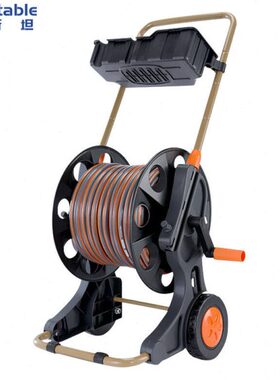 稳斯坦W7527水管收纳车盘水管架卷线器收纳器水管收纳架软管卷管