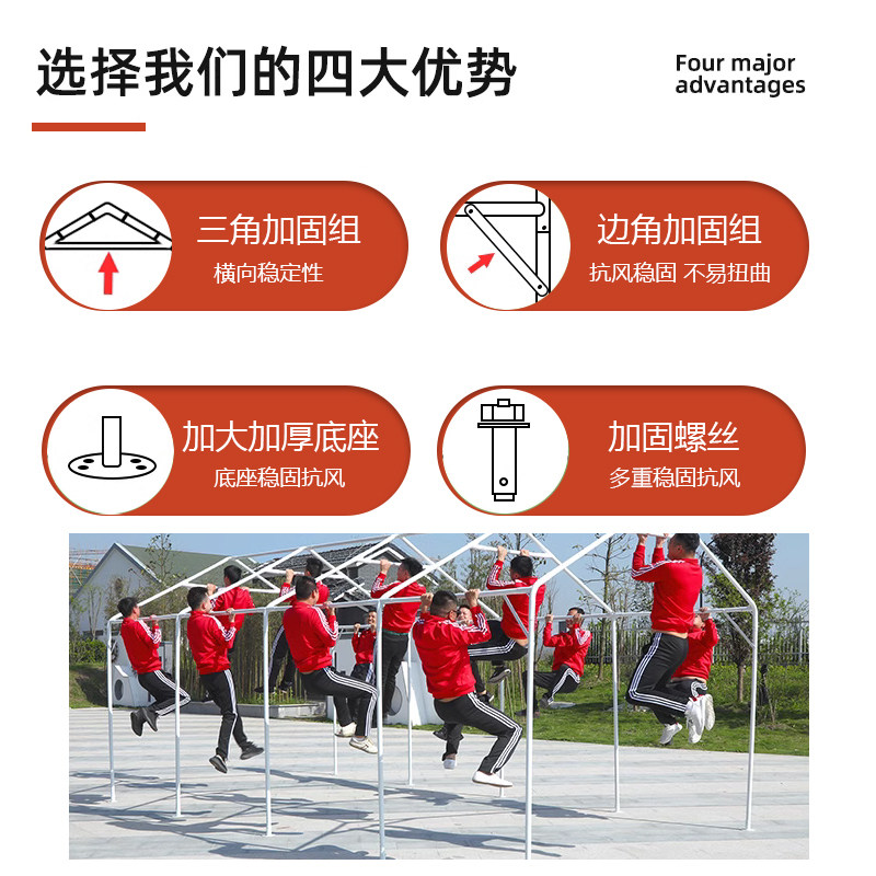 集市摆摊网红帐篷户外夜市遮阳防雨广告棚简易四角移动家用停车棚