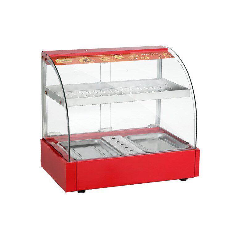 保温箱商用恒温保温柜小型商用加热保温箱台式摆摊食品展示柜汉堡