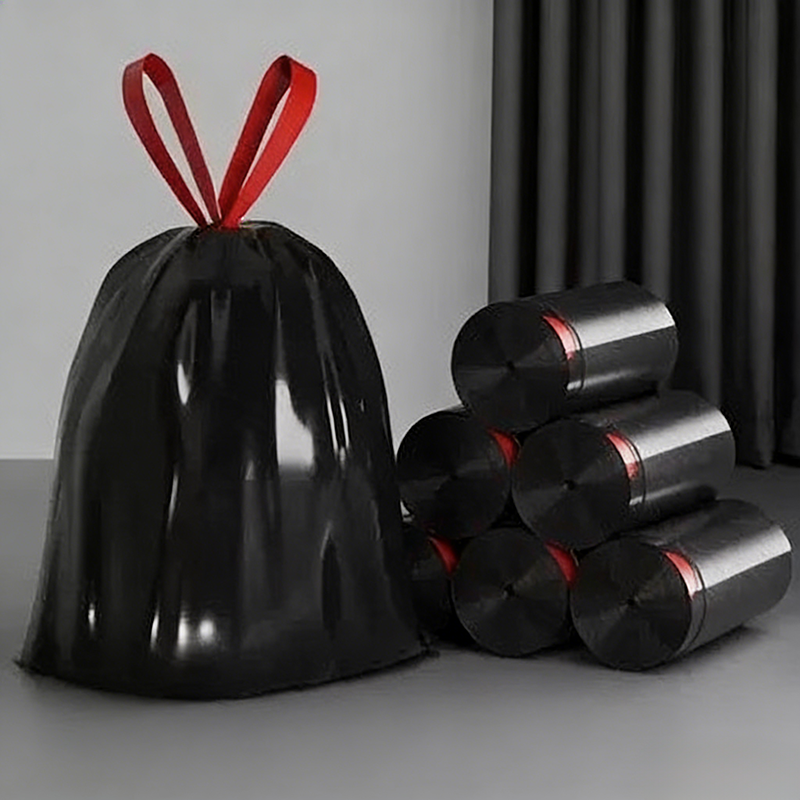 豆妈A手提式抽绳垃圾袋家用实惠