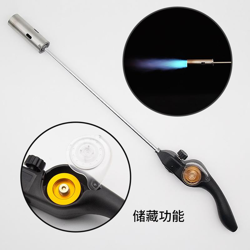 便携式加长喷火枪户外花园除草枪高温杀菌喷火枪烧毛加热养殖场