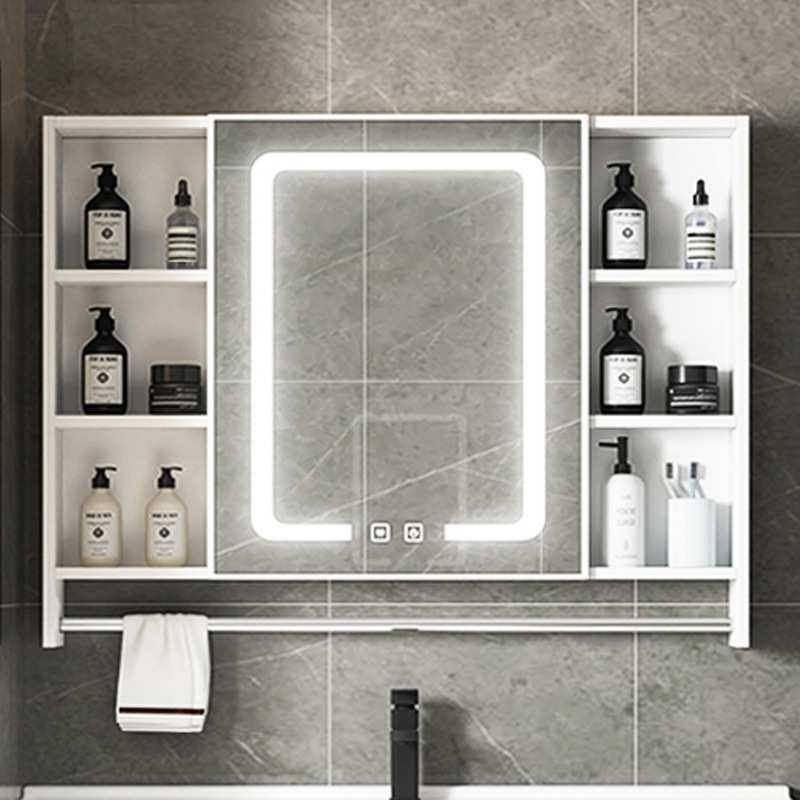 小户型卫生间储物镜子太空铝浴室镜柜挂墙式化妆镜单独收纳盒镜箱,3C数码配件,摄像机配件,淘宝优惠券,粉丝福利购,淘宝优惠卷