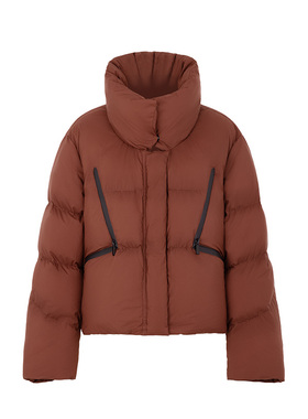 2025年秋冬新款女装面包服百搭鸭绒外套休闲时尚短款羽绒服