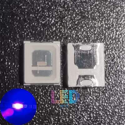 2835紫色0.5瓦 紫外线390-395nm超亮紫光验钞诱蚊专用LED发光灯珠