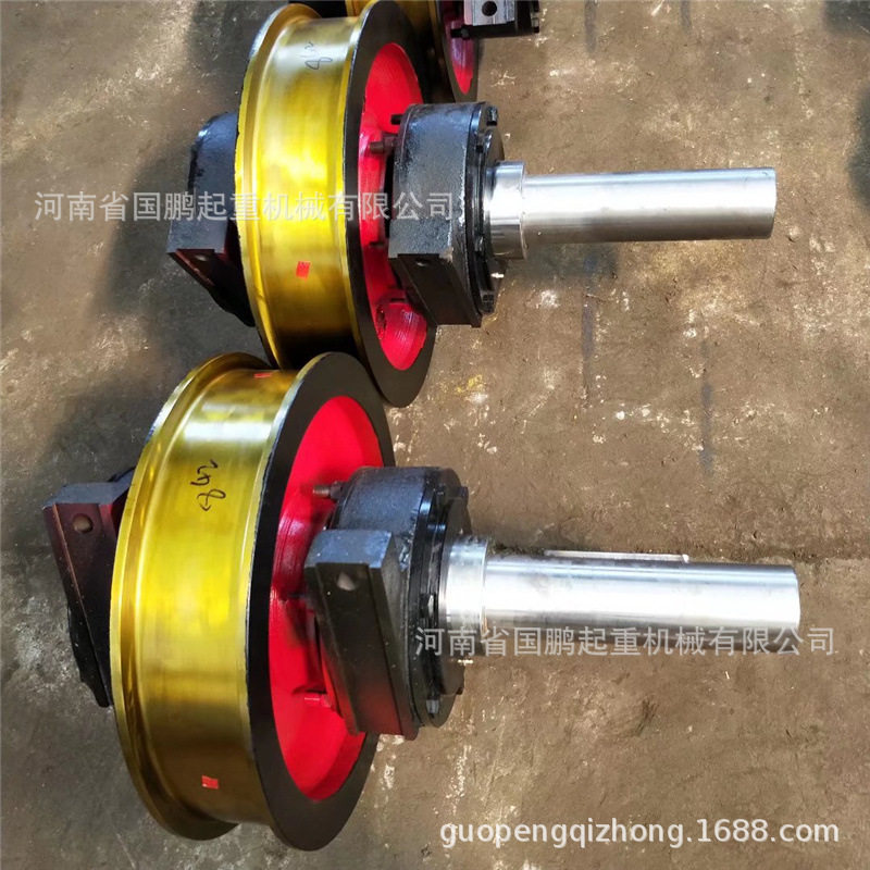 直径400*120mm单边行车行走轮门式桥式起重机车轮组龙门吊轨道轮