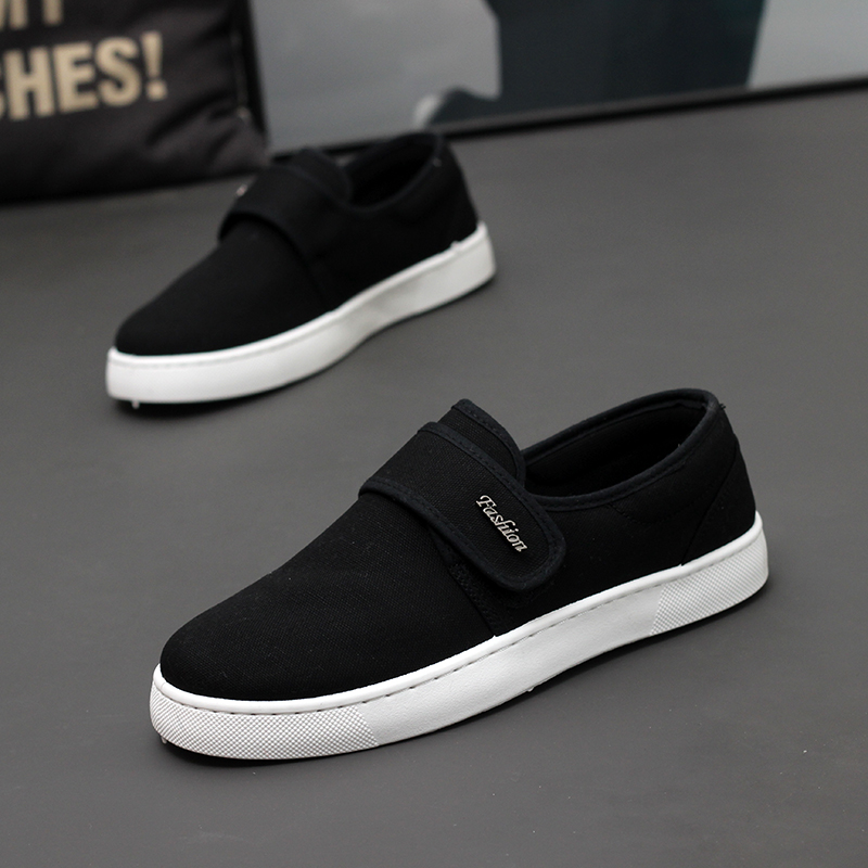 潮牌德训复古红底帆布鞋