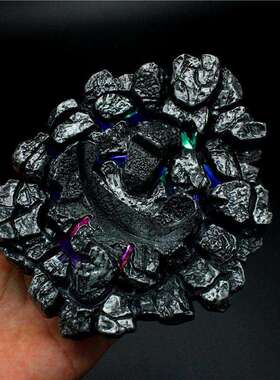 合金展台 带闪光灯 HT锤子底座 雷神之锤地台 金属展示台架740克