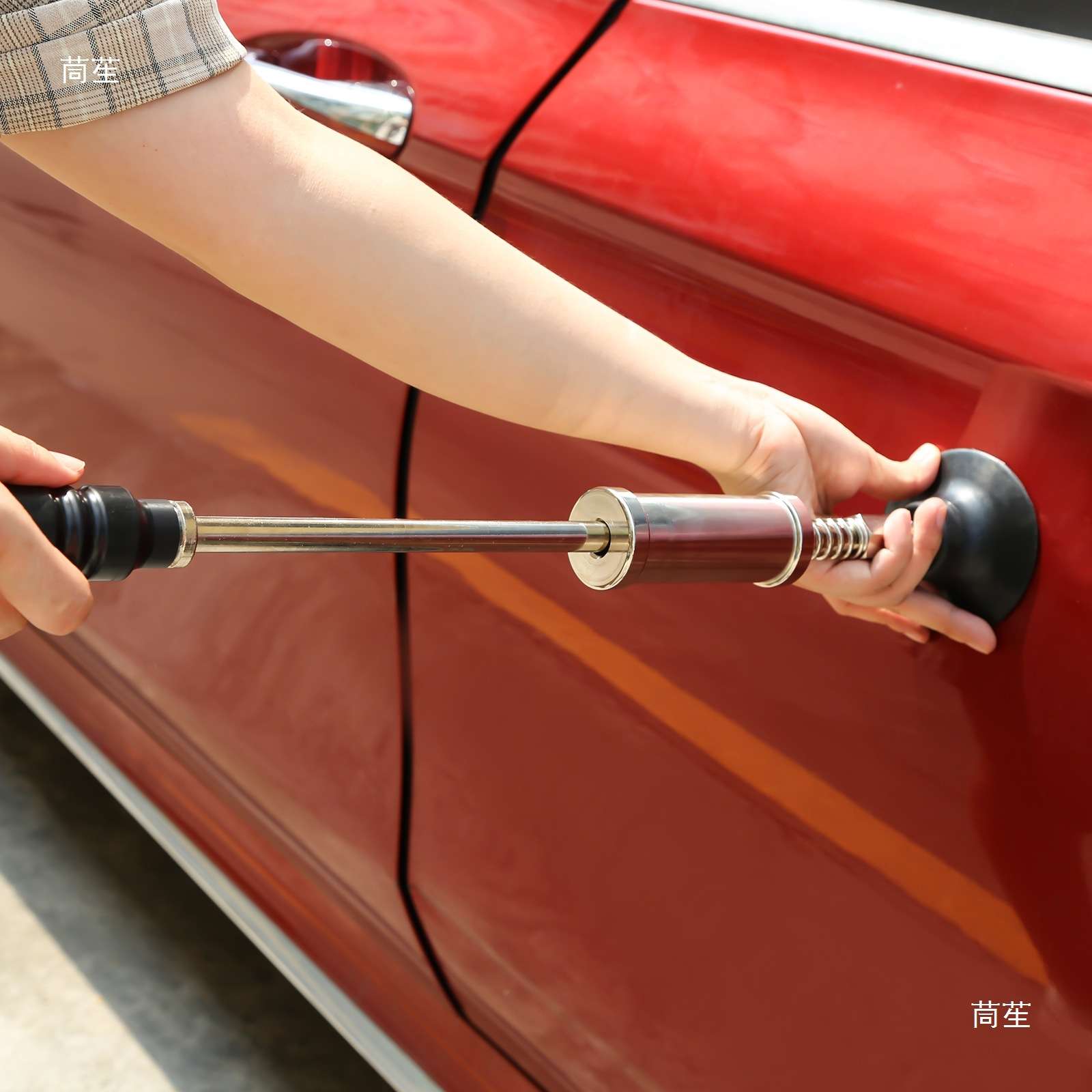 汽车免钣金T拔工具套装汽车维修凹陷器冰雹坑凹痕吸坑器