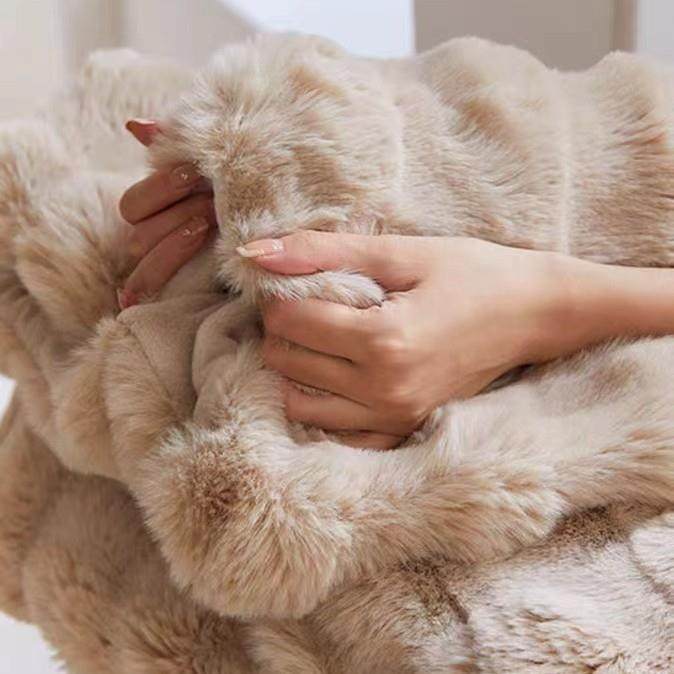 托斯卡纳兔毛短绒休闲盖毯轻奢高级沙发毯毛毯柔软保暖绒毯卧室毯,模玩/动漫/周边/娃圈三坑/桌游,模型制作工具/辅料耗材,淘宝优惠券,粉丝福利购,淘宝优惠卷