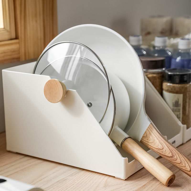 锅具收纳厨房家用整理盒子调味料桌面碗筷餐具锅盖杂物盒储物盒
