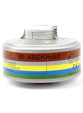 梅思安MSA 10098112-CN 过滤罐90ABEK2 防综合气体A2B2E2K2滤毒罐