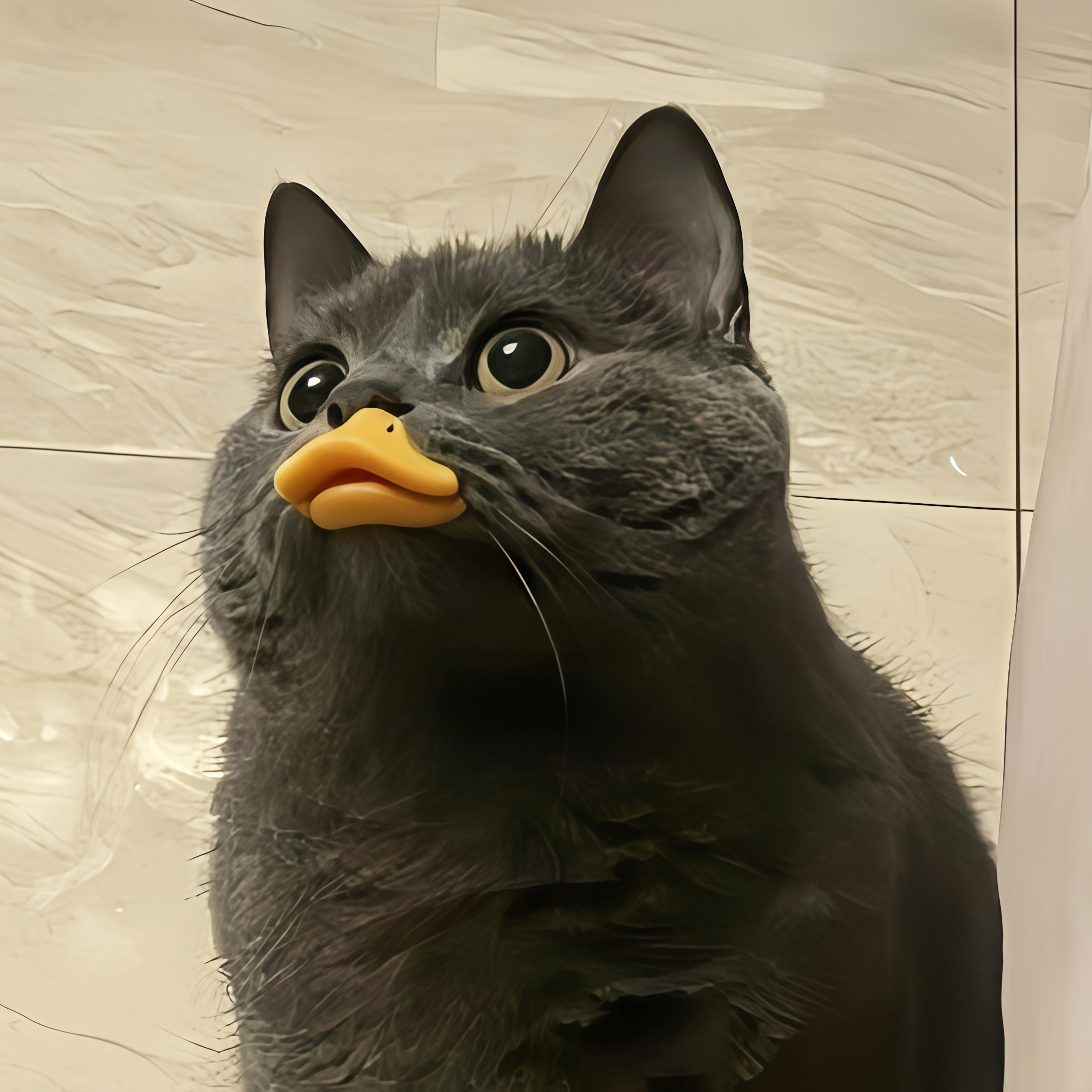 不鸡肋嘴套!猫咪鸭嘴套防咬防叫防乱吃宠物面罩猫咪拍照出片神器