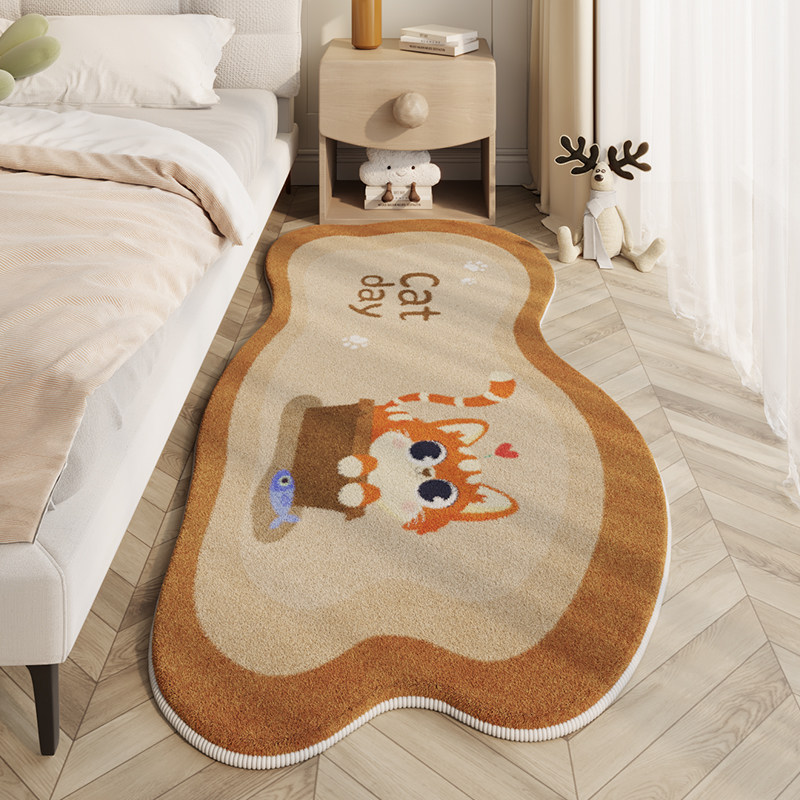 床边毯卧室2023新款床前懒人地垫主卧免洗耐脏地毯房间全铺长条垫,居家布艺,床边毯,淘宝优惠券,粉丝福利购,淘宝优惠卷