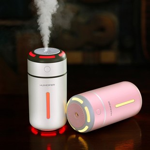 USB迷你巧乐杯加湿器创意七彩夜灯车载办公家用香薰器空气净化器