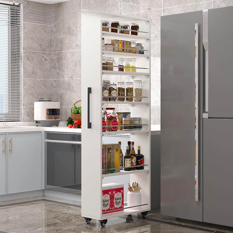 夹缝箱柜窄柜容缝隙柜厨房移冰54缝隙置物柜边柜窄边柜侧拉大量可