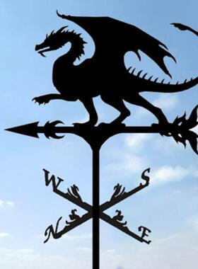 飞龙狗人与狗金属风向标欧场庭院屋59345顶农风向标洲复古风向标