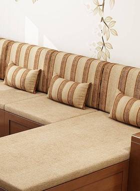 现代木简约实沙发组合户型经济布小艺沙茶几可储物转角NIH发贵妃