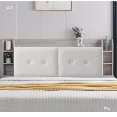 包床头多功20791能可背打开板科软技布软包简约现代单买个床头靠