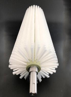 白色帮刷辊抛光打辊机械除锈料丝磨杜丝磨耐NGD磨毛刷辊。