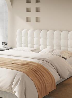 泡小奶床头背软包油风悬浮YCC床榻榻米床头奶靠垫靠垫