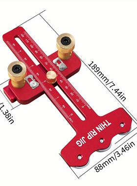 台锯倒装快速割限位靠木工工作台薄切锯铣山夹具进85391切割压料