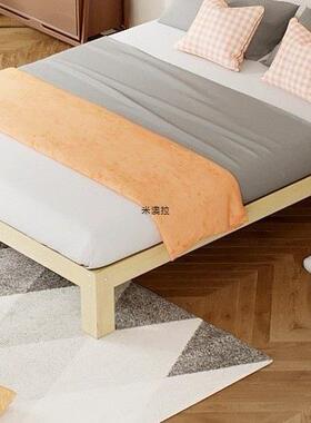 榻榻米床架木床板实骨无床头1米2单人床卧床架子排架双主人180床