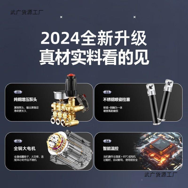 商黑猫场用高压洗车机3自动清洗机家用全铜大功率229390V养殖80V