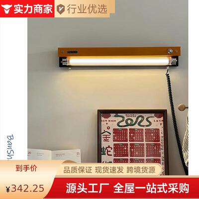 中古壁灯复过古26328怀旧卧壁室床度头道壁画工业风可调节亮免布