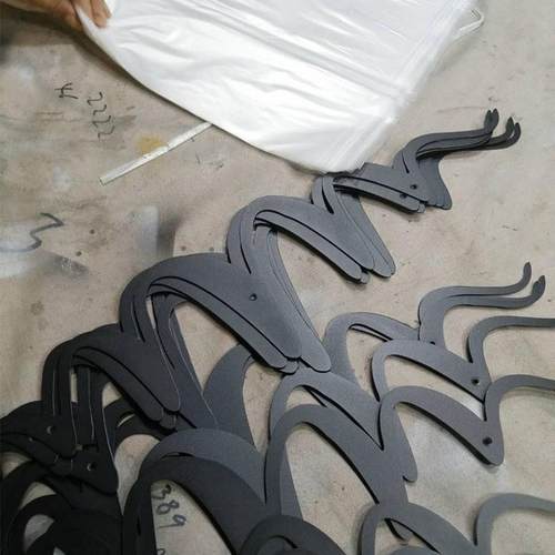 热销黑色衣铁艺波浪装饰帽墙挂架欧式艺75515术壁装饰创意钩