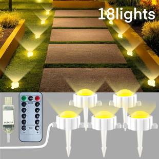 檐LD暖白屋灯防EXAV水智能遥控节日装饰明照氛围灯庭院灯