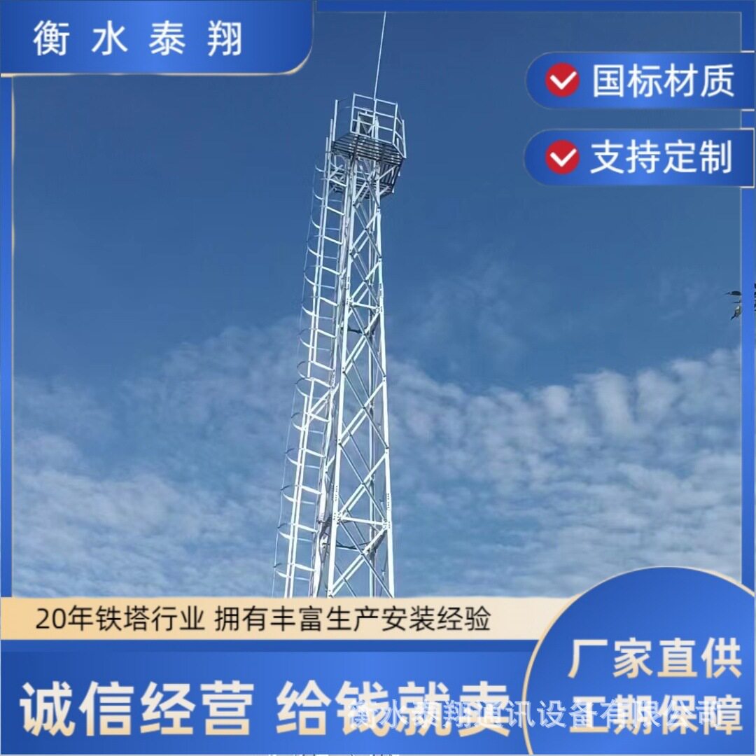 角钢监控塔森林防火监控塔草原瞭望塔钢结构瞭望塔室外监控支架