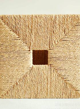 宜折叠家藤编然收书纳篮收纳盒实惠用90897架收纳