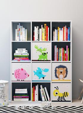 W7可比熊儿童架实木纳架书书柜OOM绘架实木宝宝玩具收收纳本柜组