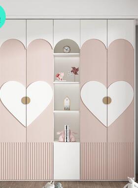 轻奢柜女孩现代26644简公主风三四门衣实木约衣橱家用户儿童房小