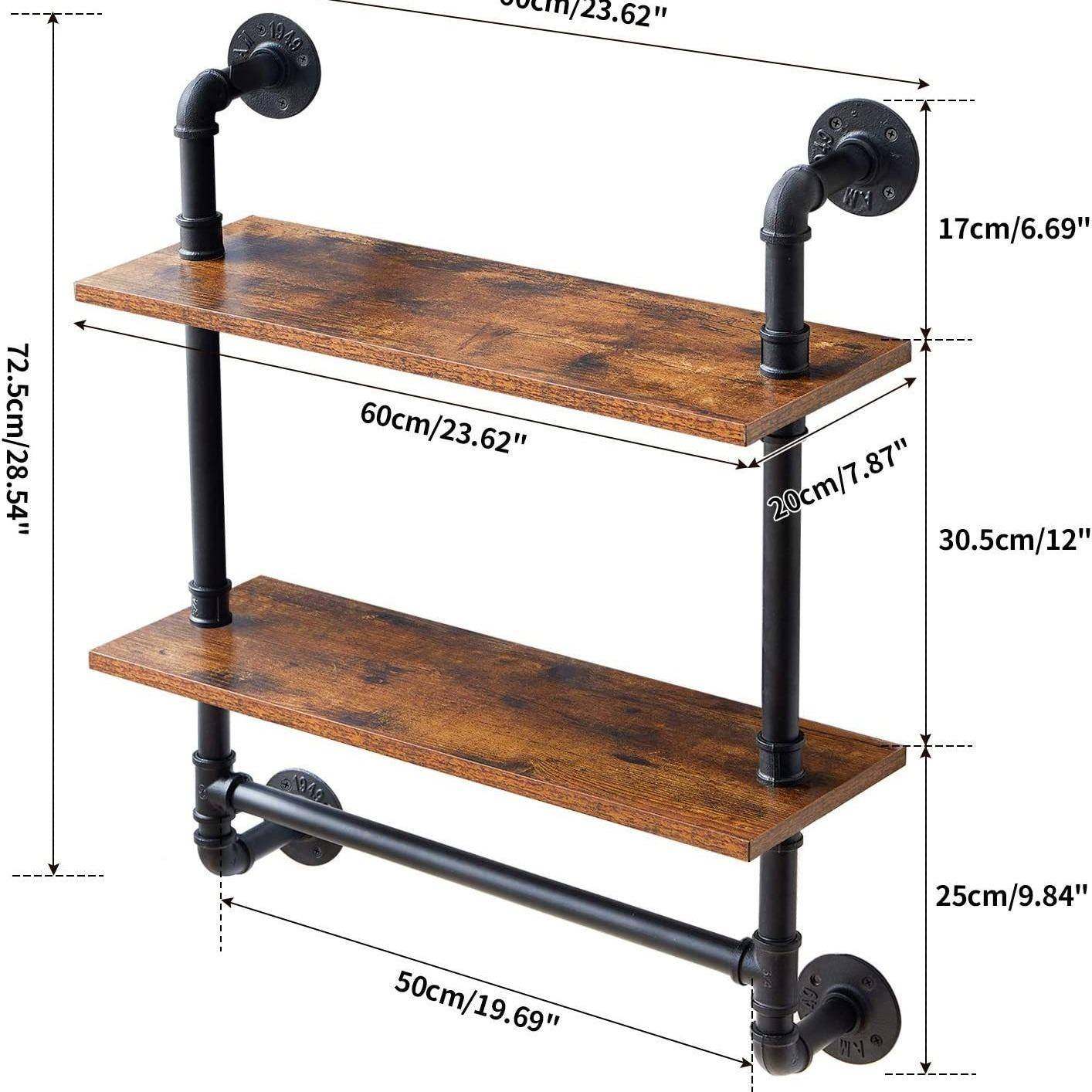 PEF铁艺水管层板书墙上置壁物架墙花板架一字隔搁板隔板壁挂置架,收纳整理,书桌收纳置物架,淘宝优惠券,粉丝福利购,淘宝优惠卷
