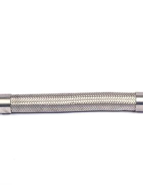 30不12602锈钢金属软管卡接4接头配件耐高温高波压蒸织汽钢丝编网