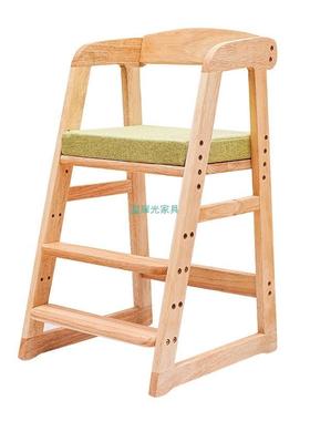 长实儿童餐椅宝宝吃31331饭餐桌椅成木习升降座椅家用高脚凳多功