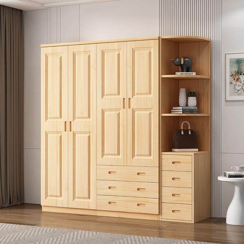 全实木衣柜家现用卧室原简约代10027106小型经济木型松木儿童大户