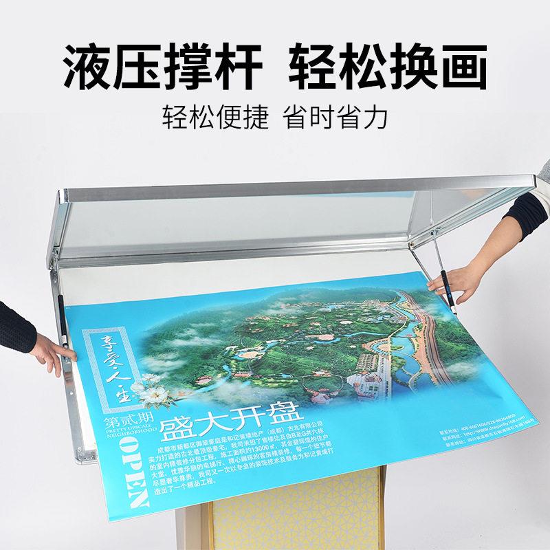 楼层引A1牌大厅公导示告牌酒体店大堂小区指示立导索视广告牌立式