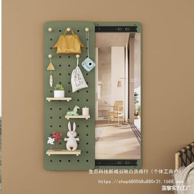 推隐形穿镜可关衣闭全身镜用隐藏式家拉镜子洞洞板遮挡玄关AL7750