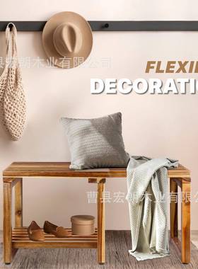 木制浴凳可抽式淋浴凳拉家用49005室可调节木制浴室凳木质室浴座