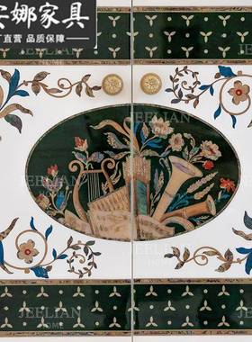 式奢华饰客厅装酒柜欧式门精美实木双玻璃87531展法示柜