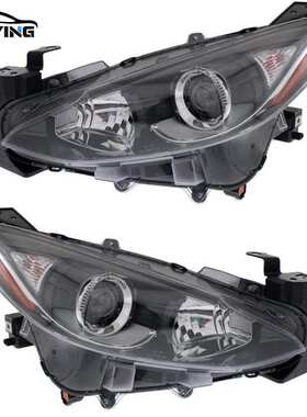 适用马自达3低配卤素大灯带黄片14-16BPW9-51-0K0A BPW9-51-0L0A