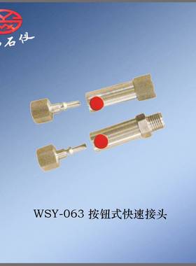 厂价销WSY-06363直按钮式快速头接现货配石油仪器件接头