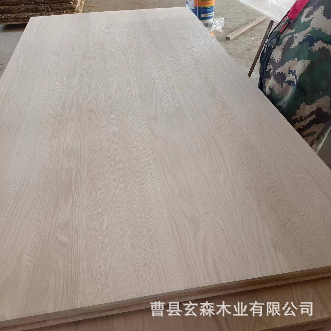北美S橡木拼F板红橡EOS直拼板烘干实木木大板桌面家具地板A橡木板