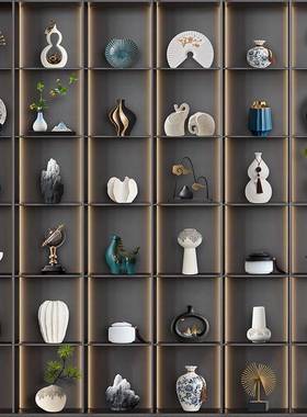 。新中客摆件式轻奢创意厅酒柜玄关家居软装饰桌面摆放F77T5SM6装