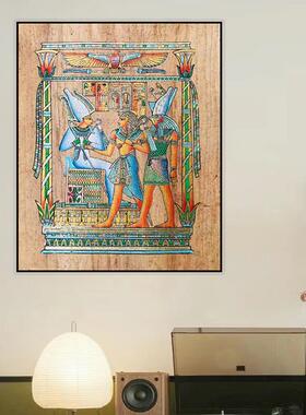 埃及进口列草莎画家居装饰尔画法老系与哈索伊西斯酒店民宿A188G3